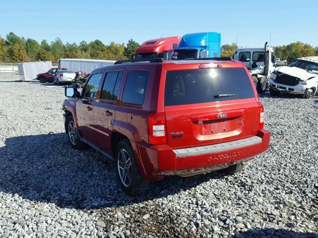 1J4NF2GB4AD530922 - 2010 JEEP PATRIOT SP RED photo 3