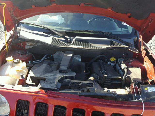 1J4NF2GB4AD530922 - 2010 JEEP PATRIOT SP RED photo 7