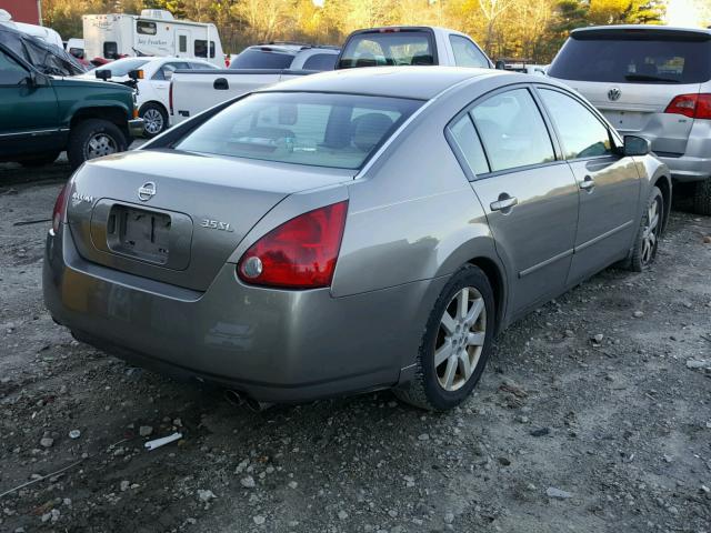 1N4BA41E64C836946 - 2004 NISSAN MAXIMA TAN photo 4