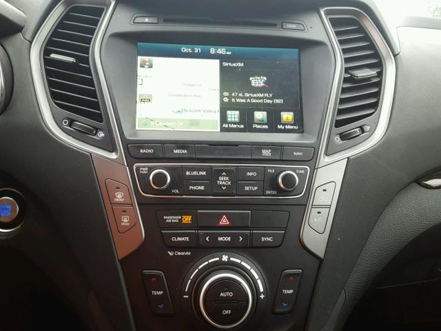 5XYZW4LA5HG445115 - 2017 HYUNDAI SANTA FE S 蓝色 照片 9