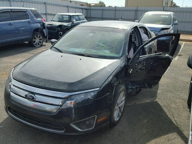 3FAHP0JA7CR329102 - 2012 FORD FUSION SEL BLACK photo 9