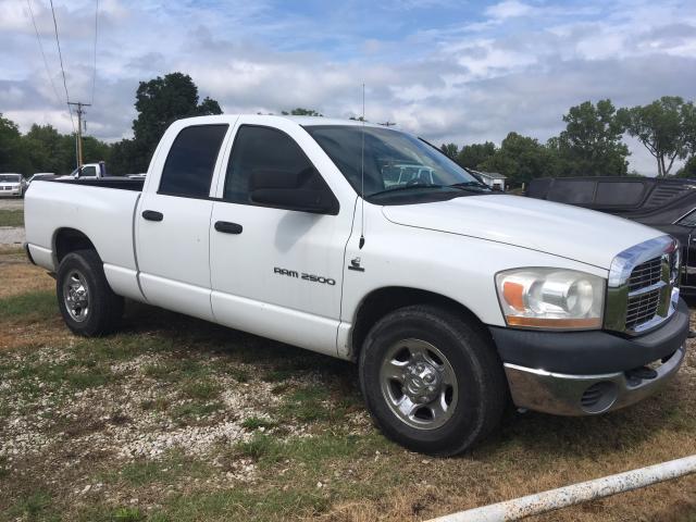 3D7KR28C86G199236 - 2006 DODGE RAM 2500 S WHITE photo 1