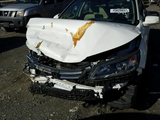 1HGCR2F70FA193337 - 2015 HONDA ACCORD EX WHITE photo 9