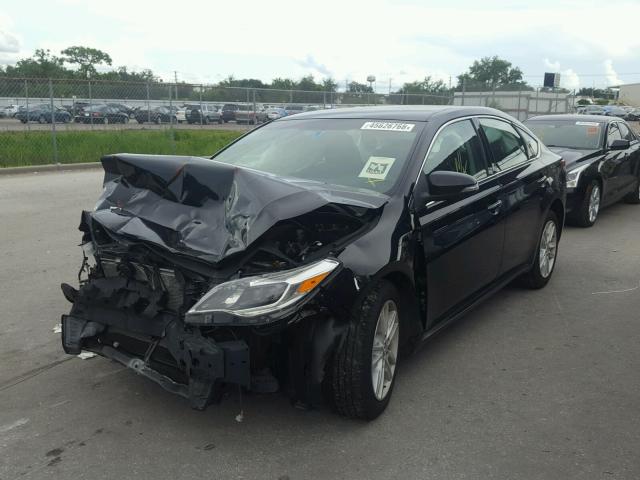 4T1BK1EBXFU166655 - 2015 TOYOTA AVALON XLE BLACK photo 2