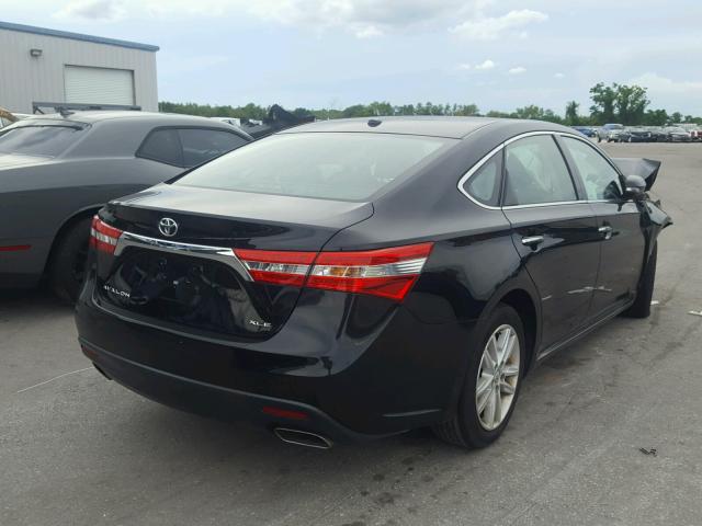 4T1BK1EBXFU166655 - 2015 TOYOTA AVALON XLE BLACK photo 4