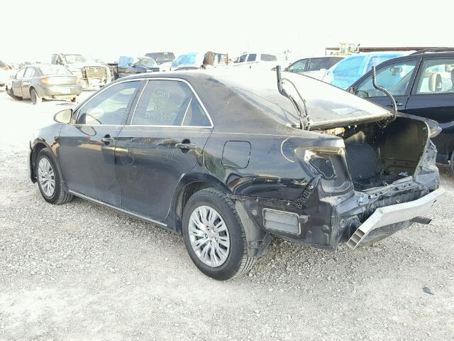 4T4BF1FK7ER374340 - 2014 TOYOTA CAMRY L BLACK photo 3