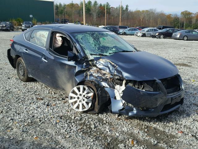 3N1AB7AP5DL746197 - 2013 NISSAN SENTRA S CHARCOAL photo 1