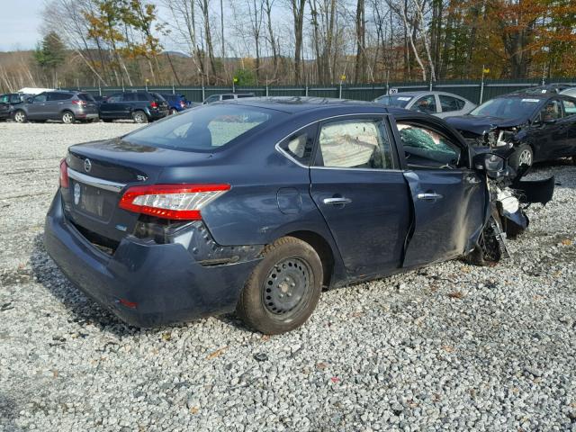 3N1AB7AP5DL746197 - 2013 NISSAN SENTRA S CHARCOAL photo 4