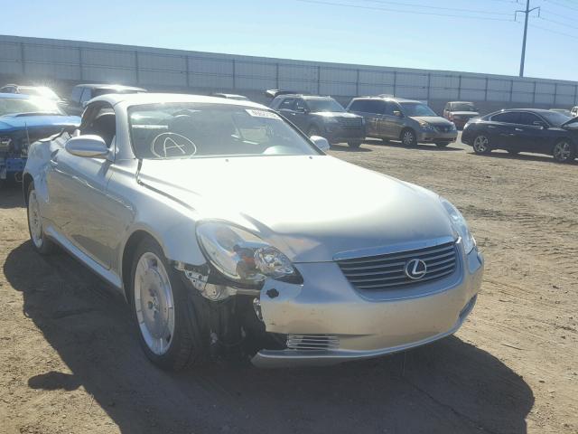 JTHFN48Y120021423 - 2002 LEXUS SC 430 SILVER photo 1