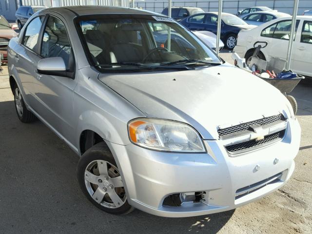 KL1TD5DE8BB193307 - 2011 CHEVROLET AVEO LS SILVER photo 1