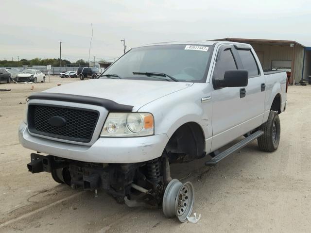 1FTRW14W86KD96430 - 2006 FORD F150 SUPER SILVER photo 2