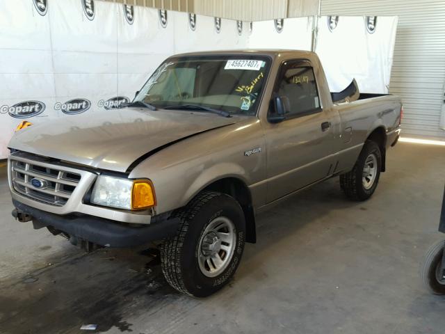 1FTYR10D63PA60362 - 2003 FORD RANGER GOLD photo 2