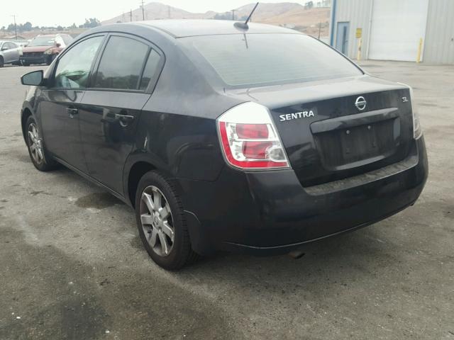 3N1AB61E69L617448 - 2009 NISSAN SENTRA 2.0 BLACK photo 3