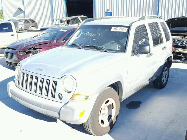 1J4FK48155W502879 - 2005 JEEP LIBERTY SILVER photo 2