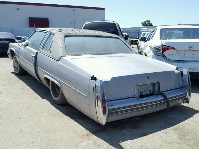 6D47S8Q281607 - 1978 CADILLAC DEVILLE GRAY photo 3