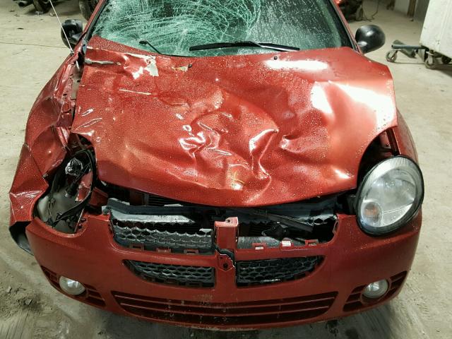 1B3ES56C83D150709 - 2003 DODGE NEON RED photo 7