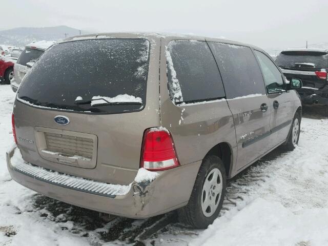 2FMZA50665BA22219 - 2005 FORD FREESTAR S GOLD photo 4