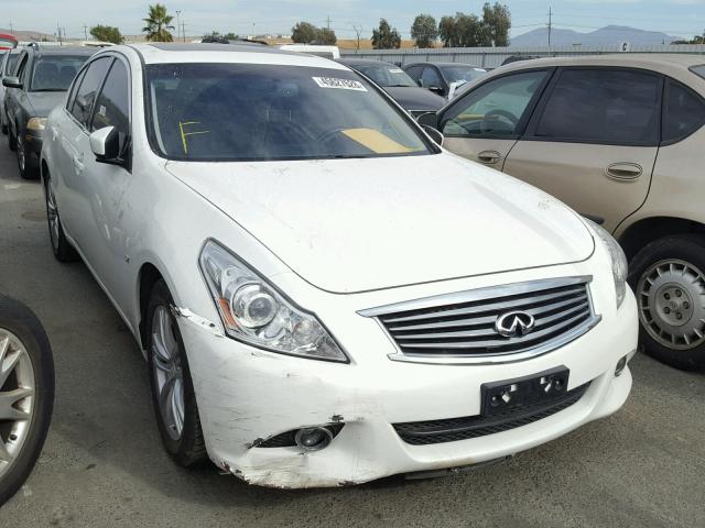 JN1CV6AP2FM503191 - 2015 INFINITI Q40 WHITE photo 1