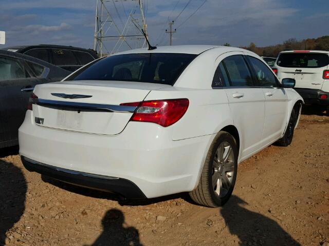 1C3CCBBB4DN571213 - 2013 CHRYSLER 200 TOURIN WHITE photo 4