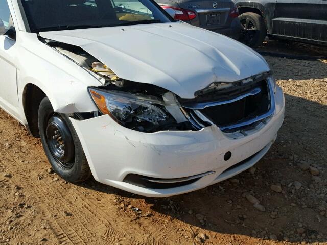 1C3CCBBB4DN571213 - 2013 CHRYSLER 200 TOURIN WHITE photo 9