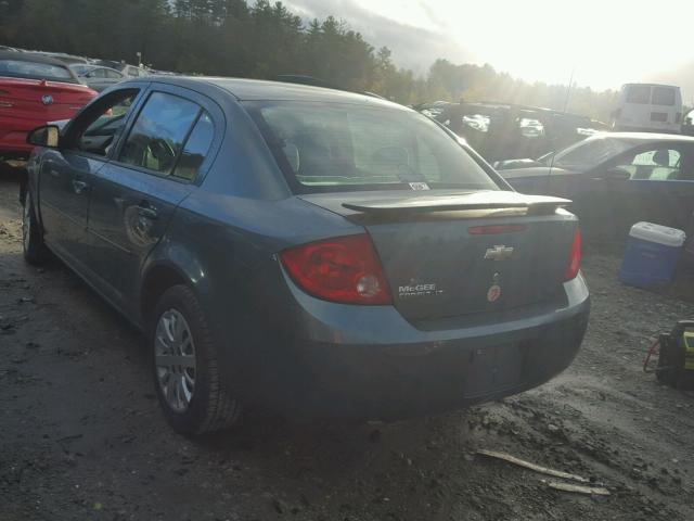 1G1AD5F50A7152385 - 2010 CHEVROLET COBALT 1LT BLUE photo 3