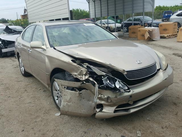 JTHBA30G155061810 - 2005 LEXUS ES 330 TAN photo 1