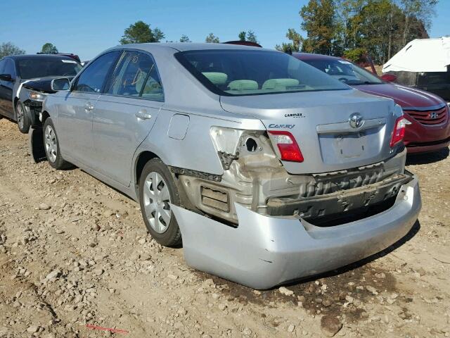 4T1BE46K37U191308 - 2007 TOYOTA CAMRY NEW SILVER photo 3