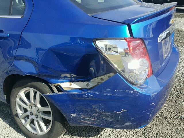 1G1JC5SH8G4128199 - 2016 CHEVROLET SONIC LT 蓝色 照片 9