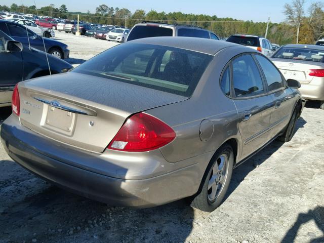 1FAFP55222A204251 - 2002 FORD TAURUS SES GOLD photo 4