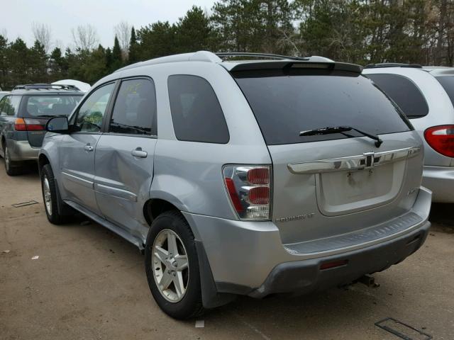 2CNDL73F356016768 - 2005 CHEVROLET EQUINOX SILVER photo 3