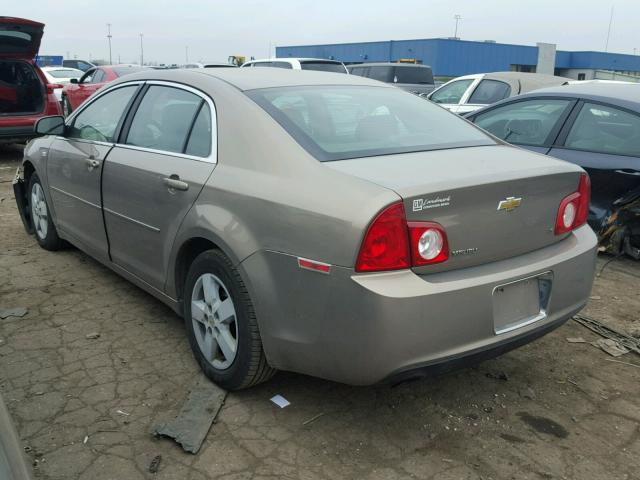 1G1ZG57B28F286605 - 2008 CHEVROLET MALIBU LS BROWN photo 3