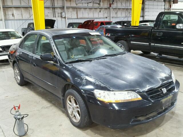 1HGCG5657WA039875 - 1998 HONDA ACCORD EX BLACK photo 1