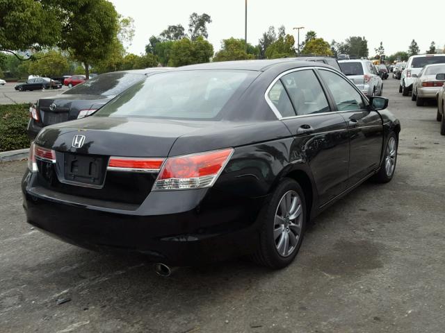 1HGCP2F75CA190922 - 2012 HONDA ACCORD EX BLACK photo 4