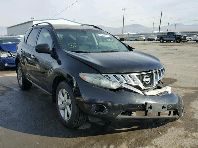 JN8AZ18W89W202494 - 2009 NISSAN MURANO S BLACK photo 1