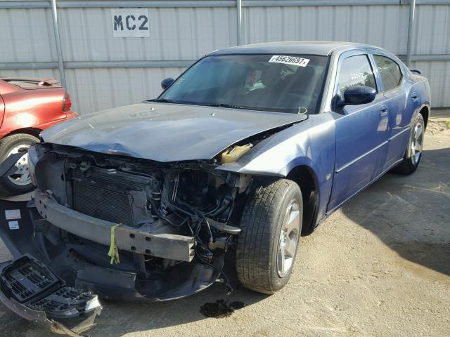 2B3KA43G87H630703 - 2007 DODGE CHARGER SE BLUE photo 2