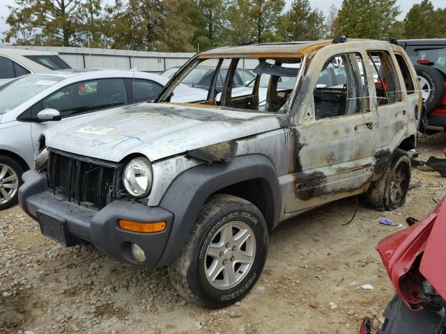 1J4GL48K22W132559 - 2002 JEEP LIBERTY SP BURN photo 10