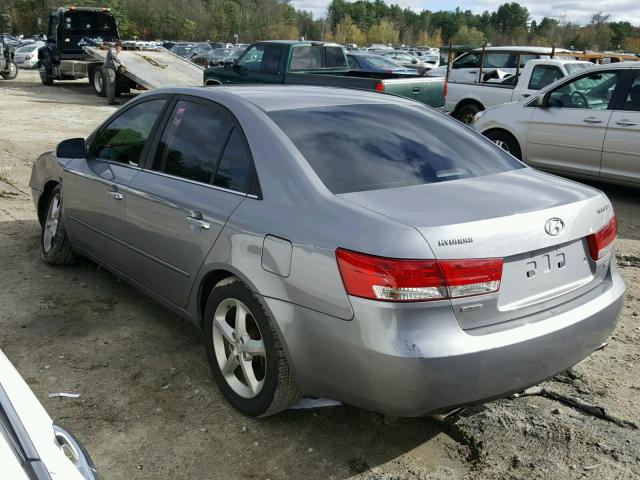 5NPEU46F87H218018 - 2007 HYUNDAI SONATA SE GRAY photo 3