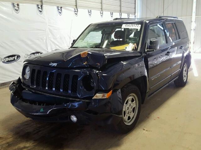 1C4NJPBA0GD747599 - 2016 JEEP PATRIOT BLUE photo 2