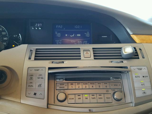 4T1BK36B66U110724 - 2006 TOYOTA AVALON WHITE photo 9