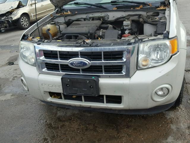 1FMCU93G99KA56854 - 2009 FORD ESCAPE XLT CREAM photo 7