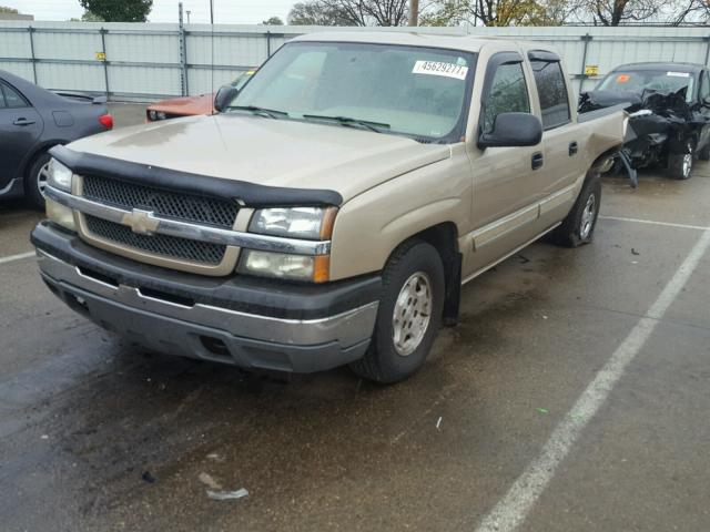 2GCEC13T541380312 - 2004 CHEVROLET SILVERADO BEIGE photo 2