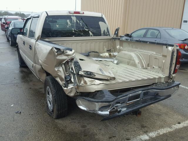 2GCEC13T541380312 - 2004 CHEVROLET SILVERADO BEIGE photo 3