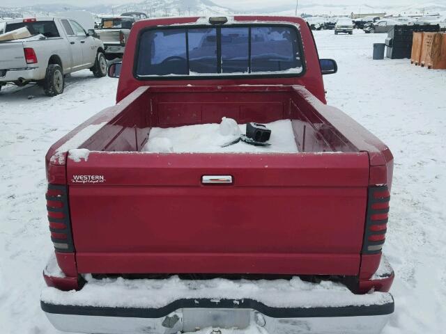 1FTEF14N2NKB30793 - 1992 FORD F150 RED photo 6