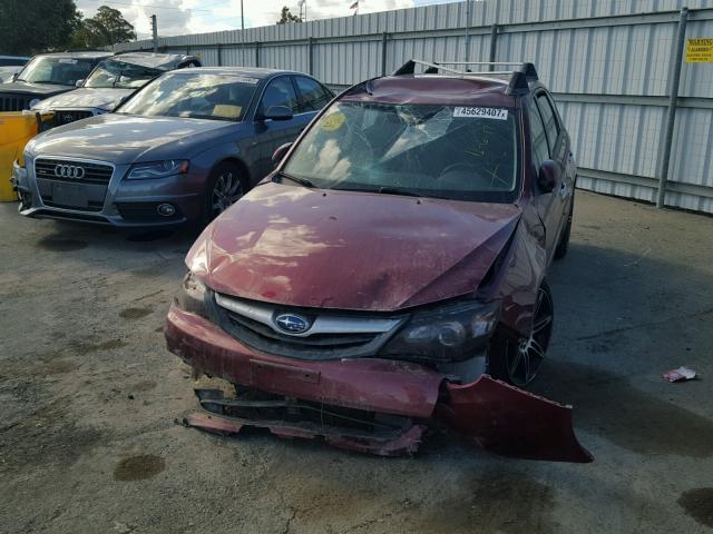 JF1GH6D65BG823094 - 2011 SUBARU IMPREZA OU RED photo 2