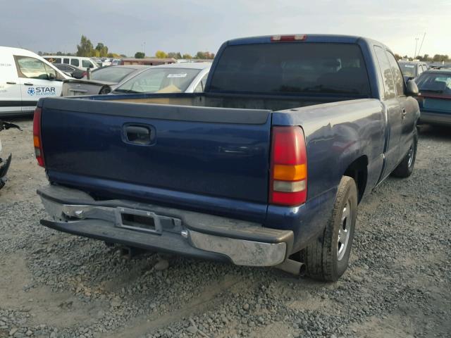 1GCEC19W11Z153431 - 2001 CHEVROLET SILVERADO BLUE photo 4