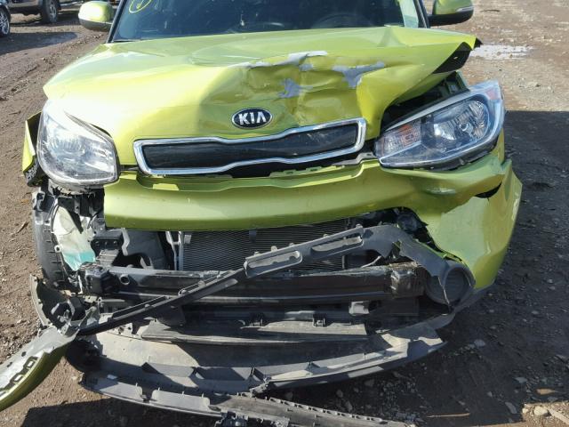 KNDJP3A50E7711448 - 2014 KIA SOUL + GREEN photo 7