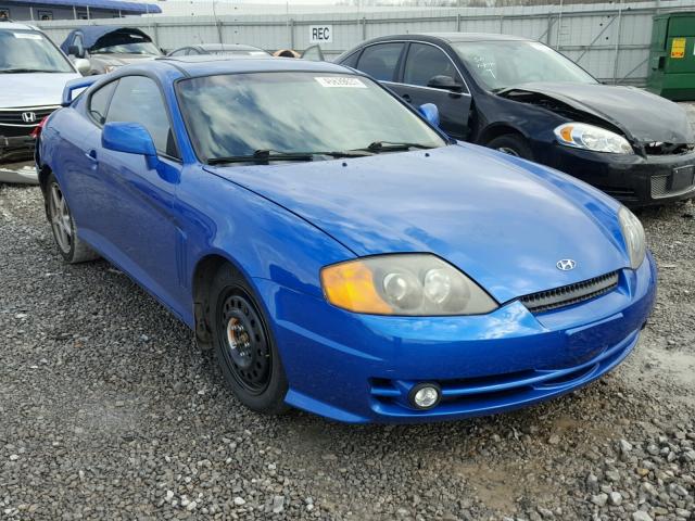 KMHHN65F94U146363 - 2004 HYUNDAI TIBURON GT BLUE photo 1