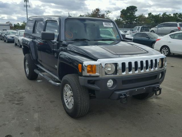 5GTDN13E378196553 - 2007 HUMMER H3 BLACK photo 1