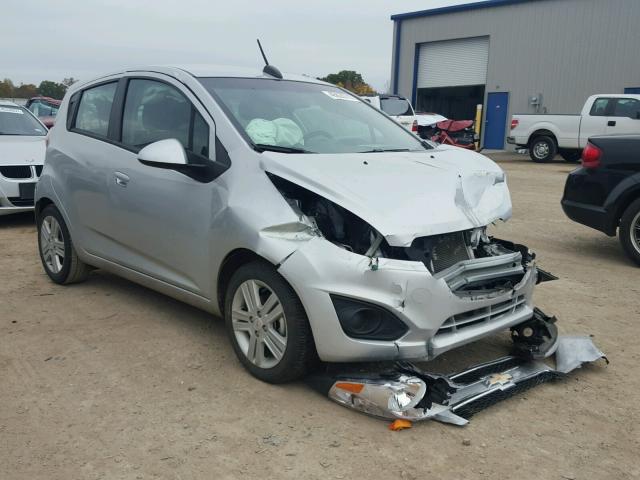 KL8CD6S92FC736955 - 2015 CHEVROLET SPARK 1LT SILVER photo 1