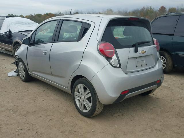 KL8CD6S92FC736955 - 2015 CHEVROLET SPARK 1LT SILVER photo 3